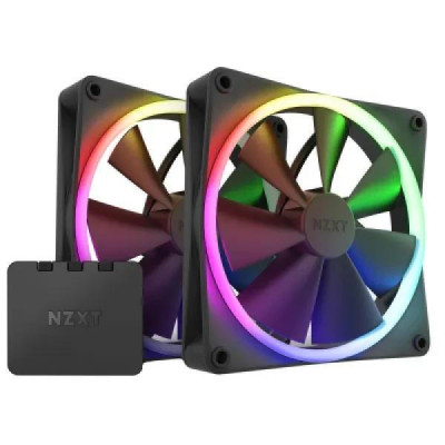 NZXT F140 RGB Twin Pack Black (RF-R14DF-B1)
