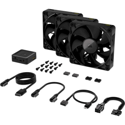 Corsair iCUE Link RX120 PWM Triple Pack (CO-9051010-WW) Black
