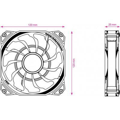 2E GAMING AIR COOL (2E-ACF120PA-ARGB)
