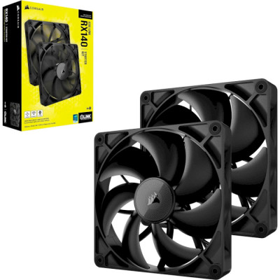 Corsair iCUE Link RX140 PWM Twin Pack (CO-9051012-WW) Black