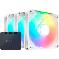 NZXT F120 RGB Core Matte White 3-Pack (RF-C12TF-W1)