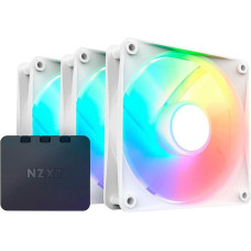 NZXT F120 RGB Core Matte White 3-Pack (RF-C12TF-W1)