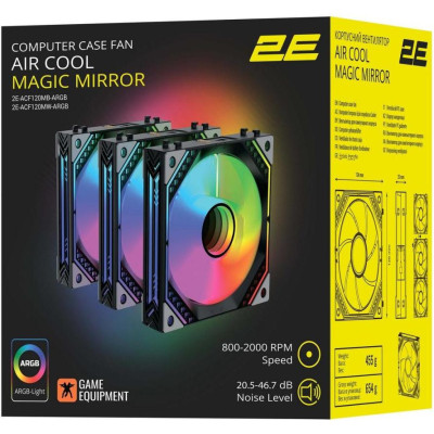 2E GAMING Air Cool ACF120MW-ARGB
