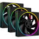 ID-Cooling AF 127 ARGB Trio (AF-127-ARGB-K TRIO) Black