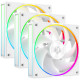 ID-Cooling AF 127 ARGB Trio (AF-127-ARGB-W TRIO) White