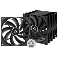 Arctic F12 PWM PST Black 5-Pack (ACFAN00250A)