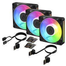 Arctic BioniX P12 A-RGB Black 3-Pack (ACFAN00337A)