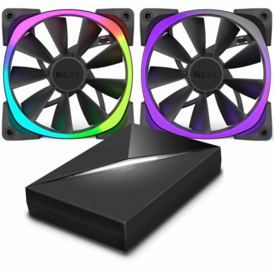 NZXT Aer RGB 140 mm 2 Pack Hue+ (RF-AR140-C1)