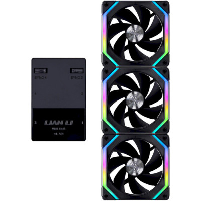Lian Li Uni Fan SL120 V2 3-Pack Black (G99.12SLV23B.00)
