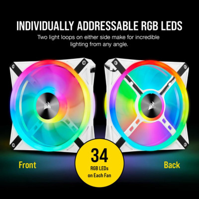 Corsair iCUE QL140 RGB White (CO-9050105-WW)