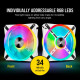 Corsair iCUE QL140 RGB White (CO-9050105-WW)