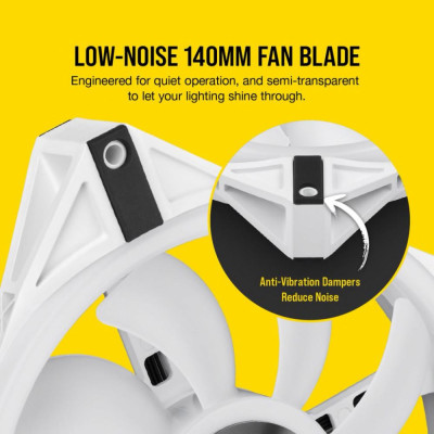 Corsair iCUE QL140 RGB White (CO-9050105-WW)