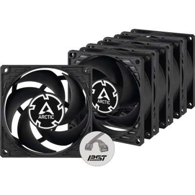 Arctic P8 PWM PST 5-Fan Pack Black (ACFAN00154A)