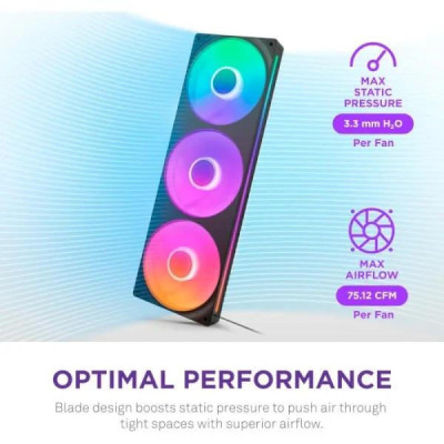 NZXT F360 RGB Core (RF-U36HF-B1) Black
