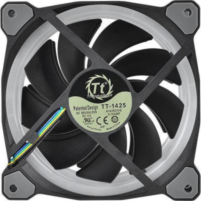 Thermaltake Riing Plus 14 RGB Radiator Fan TT Premium Edition 5-Fan Pack (CL-F057-PL14SW-A)