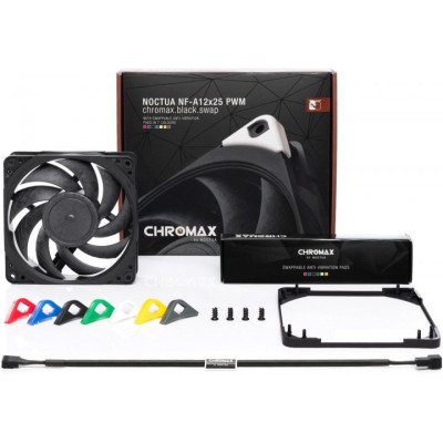 Noctua NF-A12X25 PWM chromax.black.swap