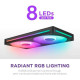 NZXT F280 RGB Core (RF-U28HF-B1) Black