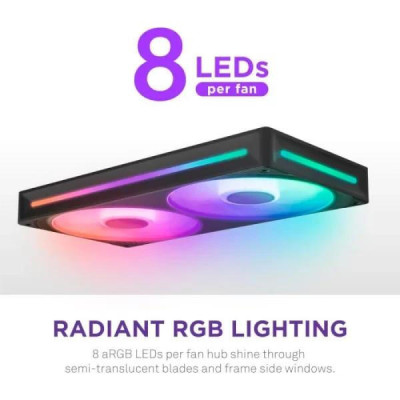 NZXT F240 RGB Core Black (RF-U24HF-B1)