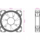 2E GAMING AIR COOL (2E-ACF120B-RGB)