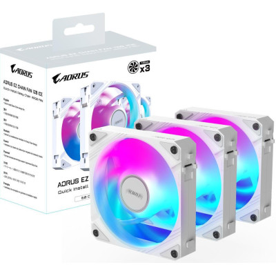 GIGABYTE AORUS EZ CHAIN FAN 120 ICE 3-Pack (GP-ECFAN1203 ICE)