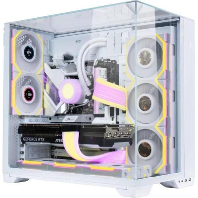 Lian Li Uni Fan SL Wireless LCD 120 Reverse Blade White (G99.12RSLLCD1W1W.00)