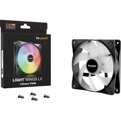 be quiet! Light Wings LX 120 PWM Black (BL120)