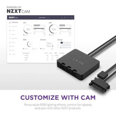 NZXT F140 RGB DUO Twin Pack Black (RF-D14DF-B1)