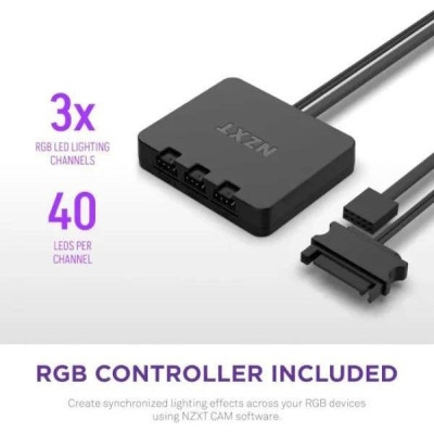 NZXT F140 RGB DUO Twin Pack White (RF-D14DF-W1)