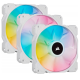 Corsair iCUE SP120 RGB ELITE Performance 120mm Triple Pack White (CO-9050137-WW)
