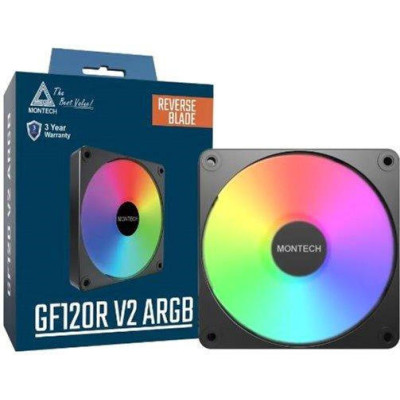 Montech GF120R V2 ARGB 3-Pack Black