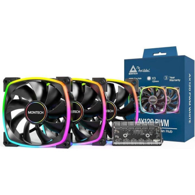 Montech AX120 PWM 3 in 1 Black (AX120(B3I1))