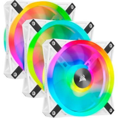 Corsair iCUE QL120 RGB 120mm PWM White Triple Fan (CO-9050104-WW)