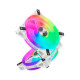 Corsair iCUE QL120 RGB 120mm PWM White Triple Fan (CO-9050104-WW)