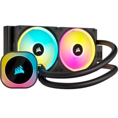 Corsair iCUE Link H100i RGB Liquid CPU Cooler Black (CW-9061001-WW)