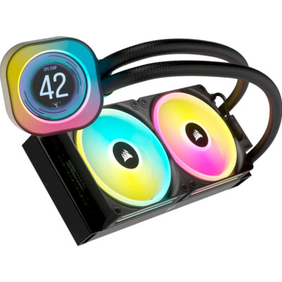 Corsair iCUE Link H100i LCD RGB Liquid CPU Cooler Black (CW-9061007-WW)
