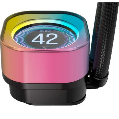 Corsair iCUE Link H100i LCD RGB Liquid CPU Cooler Black (CW-9061007-WW)