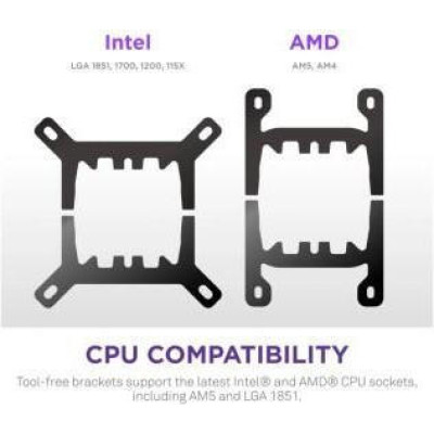 NZXT Kraken Plus 360 RGB V2 Black (RL-KR360-B2)