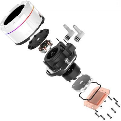 ID-COOLING Space LCD SL240 XE White