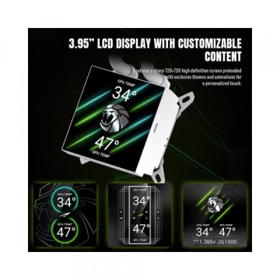 GameMax Glacier 360 LCD WH