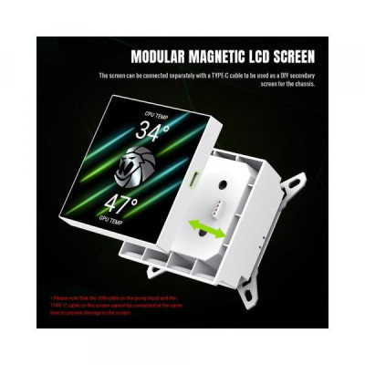 GameMax Glacier 360 LCD WH