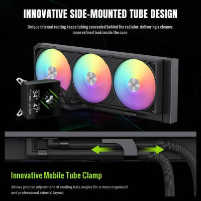 GameMax Glacier 360 LCD BK