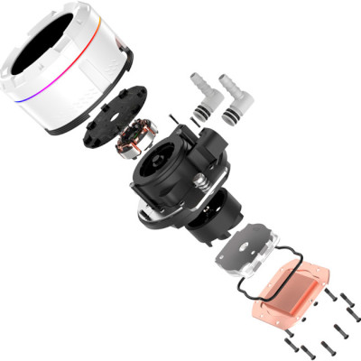 ID-COOLING Space LCD SL240 White