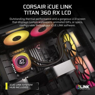 Corsair iCUE LINK TITAN 360 RX LCD Black (CW-9061023-WW)