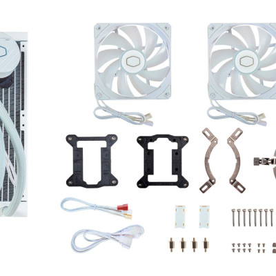 Cooler Master MasterLiquid 240L Core ARGB White (MLW-D24M-A18PZ-RW)