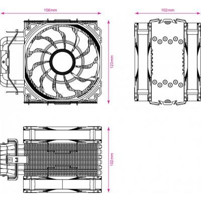 2E GAMING AIR COOL (2E-AC120D6-ARGB)