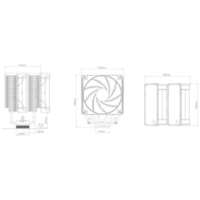 Deepcool AK620 WH (R-AK620-WHNNMT-G-1)
