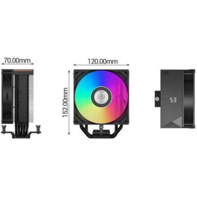 PCCooler RT500 Digital ARGB BK (RT500-BKAWYL-GL)