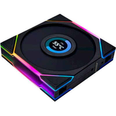 Lian Li Uni Fan TL LCD Reverse 120 3 in 1 Black (G99.12RTLLCD3B.00)