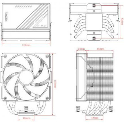 ID-COOLING Frozn A610 ARGB White