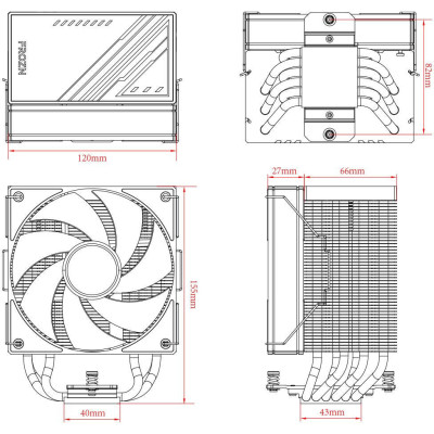 ID-COOLING Frozn A610 ARGB White